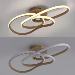 LED-kattovalaisin TWIST, beige, pituus 90 cm, metalli, Switchdim