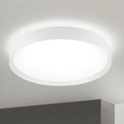 LED-kattovalaisin VARIO, Ø 60 cm, valkoinen, metalli, CCT, himmennettävä