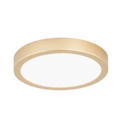 LED-kattovalaisin Vika, pyöreä, matta kulta Ø18 cm
