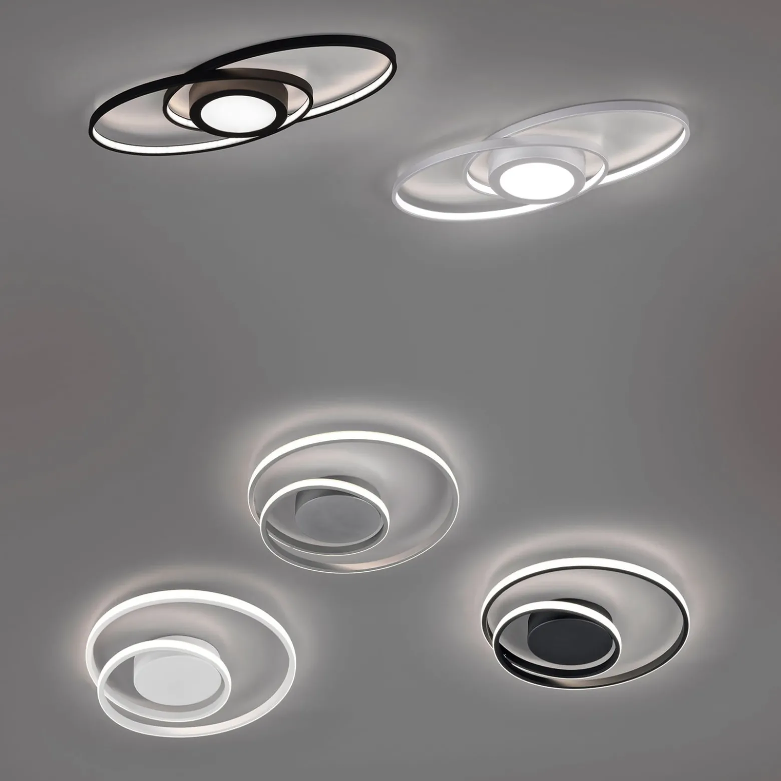 LED-kattovalaisin Zibal, himmennettävä, valkoinen