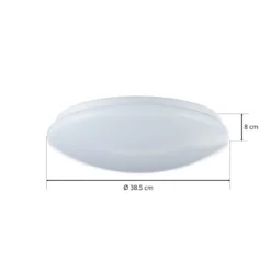 LED-kattovalo Altona LW3, lämmin valkoinen Ø38,5cm