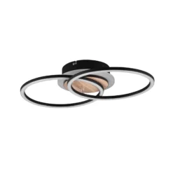LED-kattovalo Giro 3 lamppua, pyöreä, kaukosäädin
