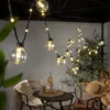 LED-keijuvalot Bolla, kirkas, muovi Pituus 5,3 m 20-fl.