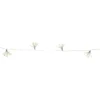 LED-keijuvalot Dew Drop Flower, hopea, 140 cm, paristo, paristo