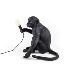 LED-koisteterassivalaisin Monkey Lamp istuva/black