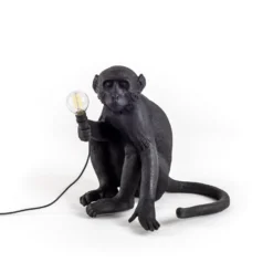 LED-koisteterassivalaisin Monkey Lamp istuva/black
