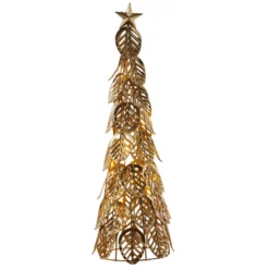 LED-koristekuusi Kirstine, kultainen, korkeus 43 cm