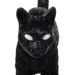 LED-koristepöytävalaisin Jobby The Cat, musta