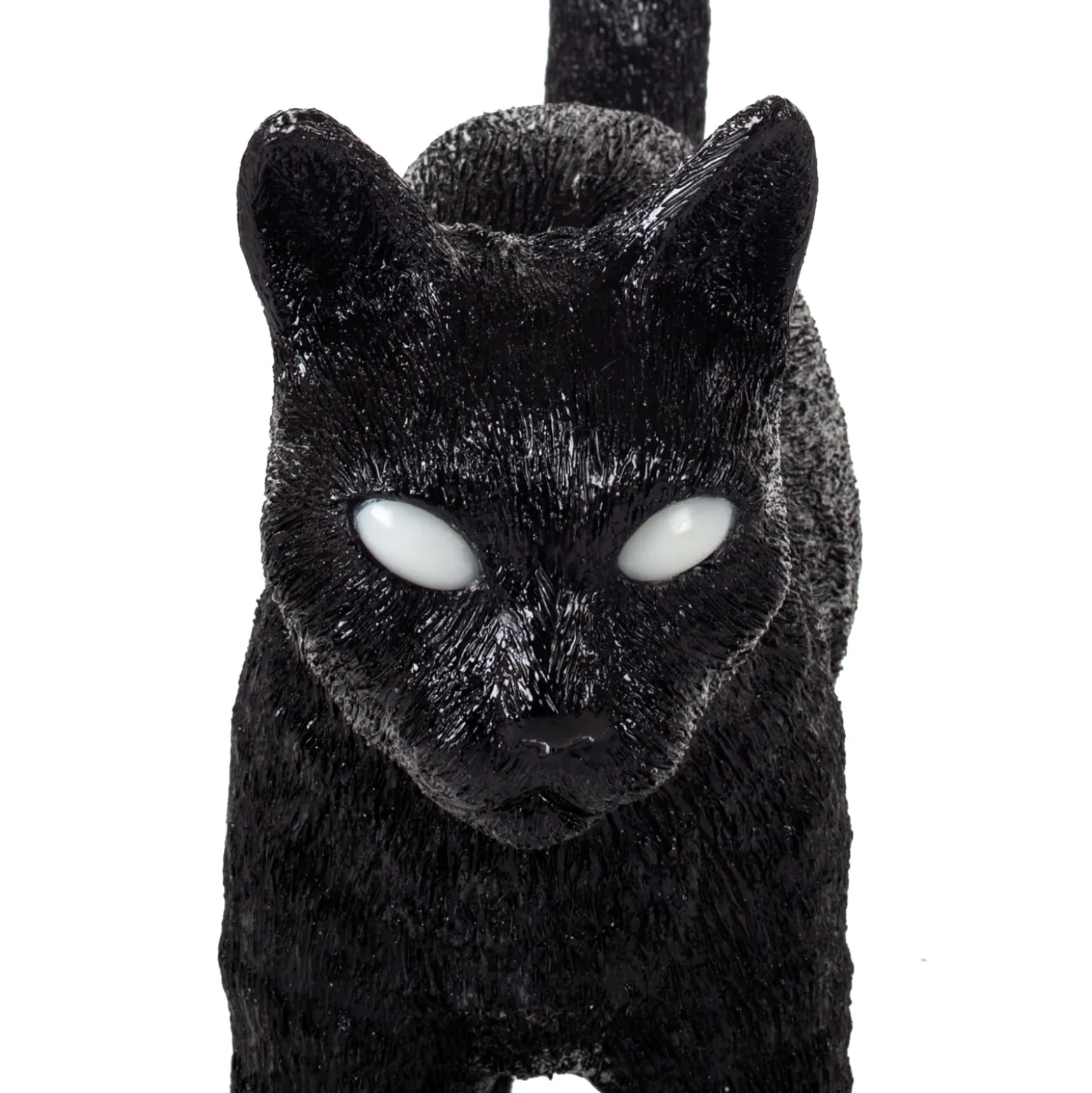 LED-koristepöytävalaisin Jobby The Cat, musta