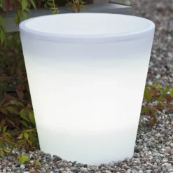 LED-kukkaruukku Assisi valaistu Ø 28 cm
