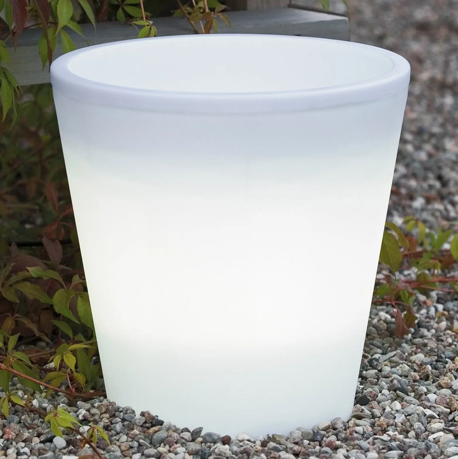 LED-kukkaruukku Assisi valaistu Ø 28 cm