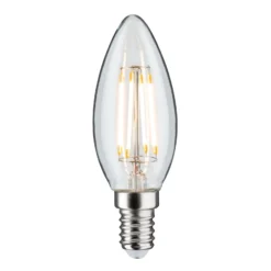 LED-kynttilälamppu E14 4.8W hehkulanka 2,700K himmennettävä