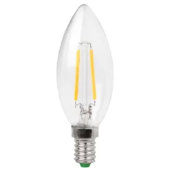 LED-kynttilälamppu E14 3W hehkulanka kirkas, lämmin valkoinen
