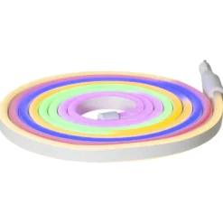 LED-köysivalo Flatneon Monivärinen