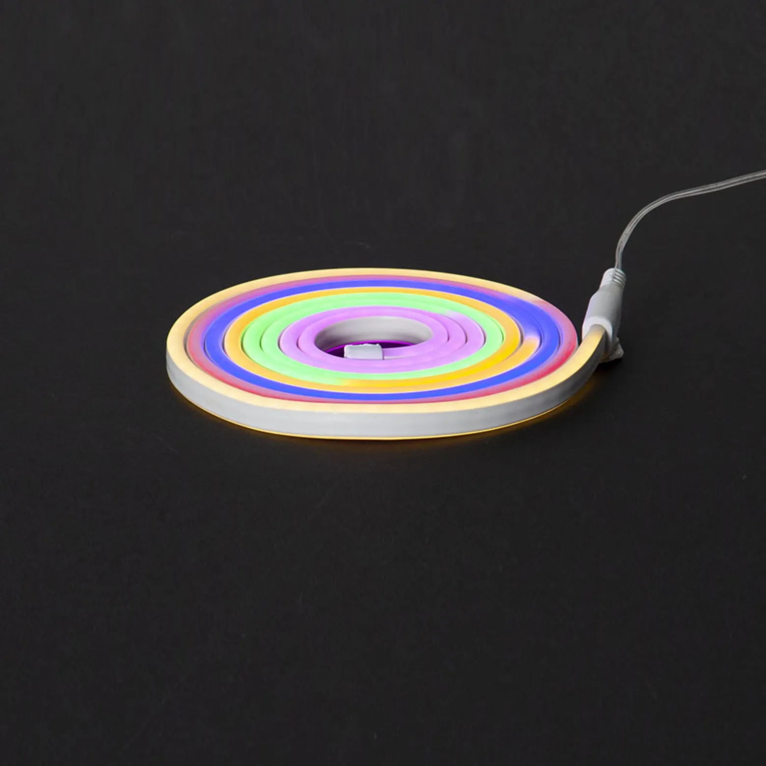 LED-köysivalo Flatneon Monivärinen
