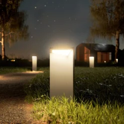 LED ladattava aurinkovalaisin Nusolar antrasiitti, korkeus 34cm