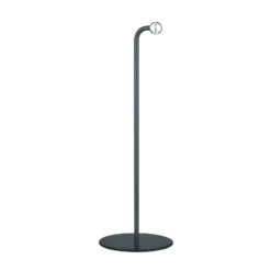 LED ladattava pöytävalaisin Maxi, musta, metalli, himmennettävä, 36 cm
