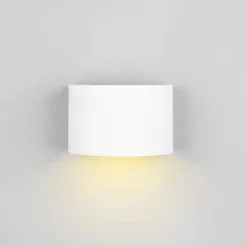 LED-ladattava ulkoseinävalaisin Talent, valkoinen, leveys 16 cm, anturi