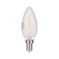 LED-lamppu E14 C35, matta, 2W, 2700 K, 180 lm, himmennettävä