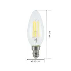 LED-lamppu E14 Filament 4W 2700K 3-portainen himmennettävä