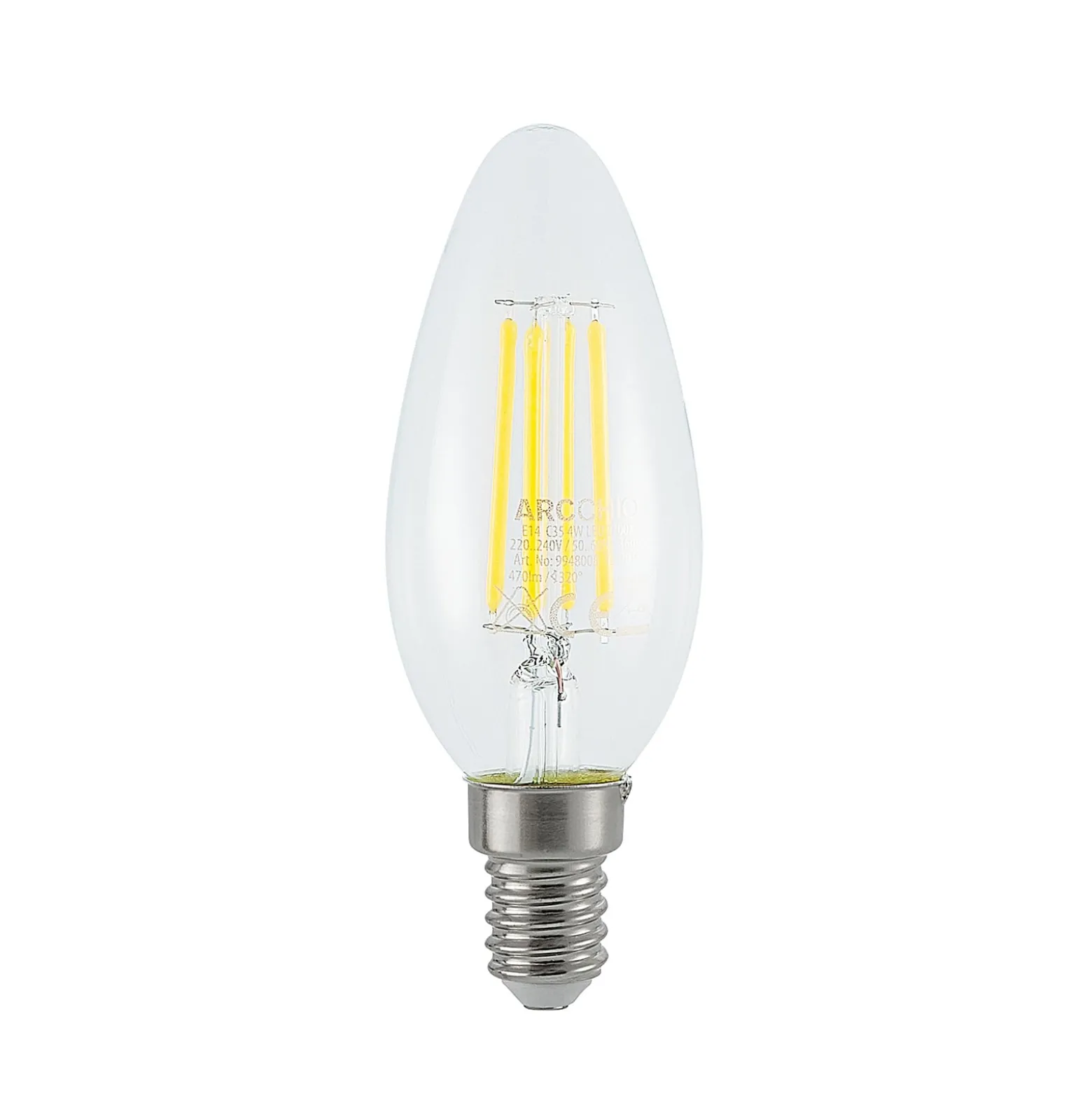 LED-lamppu E14 Filament 4W 2700K 3-portainen himmennettävä