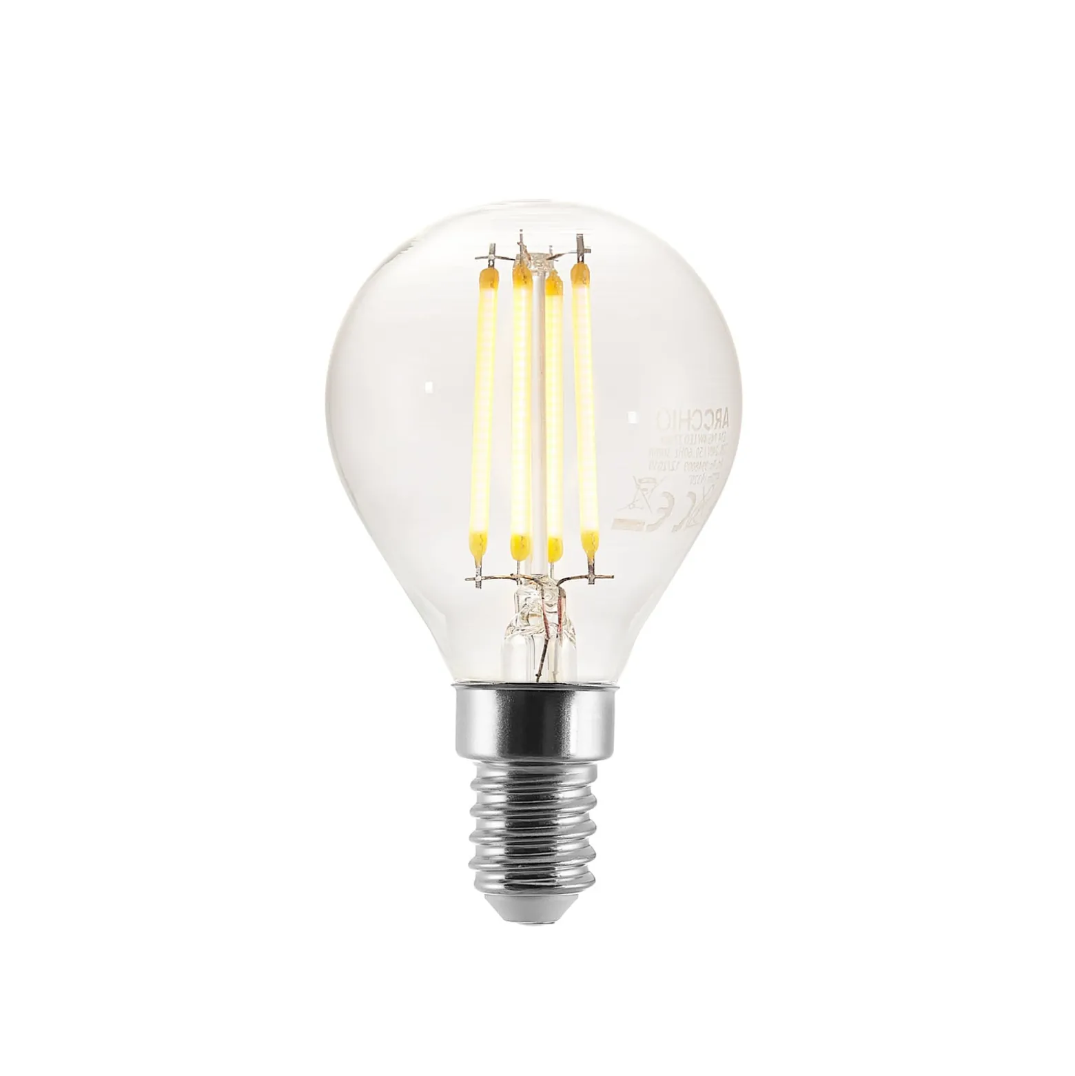 LED-lamppu E14 P45, 4W, kirkas, 2700K, himmennettävä, 2 kpl, sarja 2 kpl