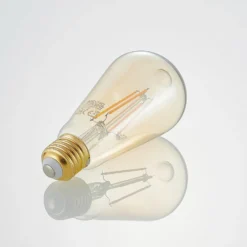 LED-lamppu E27 ST64 6,5 W 2 500 K keltainen 3-portainen himmennnin