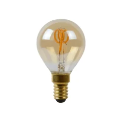 LED-lamppu E14 3W drop amber 2,200K himmennettävä