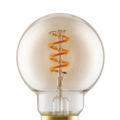 LED-lamppu E27 4W G60 2,000K hehkulanka keltainen himmennettävä