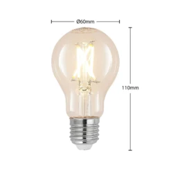 LED-lamppu E27 4W 2.700K filamentti kirkas 2kpl