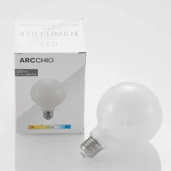 LED-lamppu E27 4W 2700K G95 Globe himmennettävä opaali 3 kpl