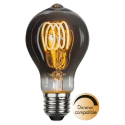LED-lamppu E27 2W 2 100 K Heavy Smoke filamentti