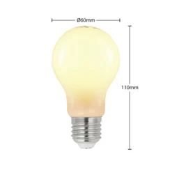 LED-lamppu E27 4W 2700K himmennys, opaali, 2 kpl