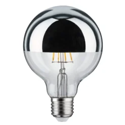 LED-lamppu E27 827 6.5W pääpeili hopea