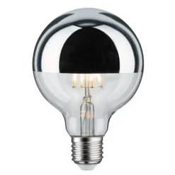LED-lamppu E27 827 6.5W pääpeili hopea