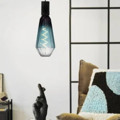 LED-lamppu E27 4W T100 2,000K hehkulanka sininen himmeä