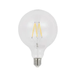 LED-lamppu G125 E27, 8 W, 2 700 K, kirkas hehkulanka, himmennettävä