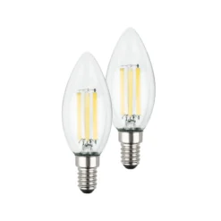 LED-lamppu kynttilä E14 2.5W kirkas 3000K 525 lm EEK A 2er