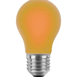 LED-lamppu, oranssi, E27, 2 W, himmennettävissä