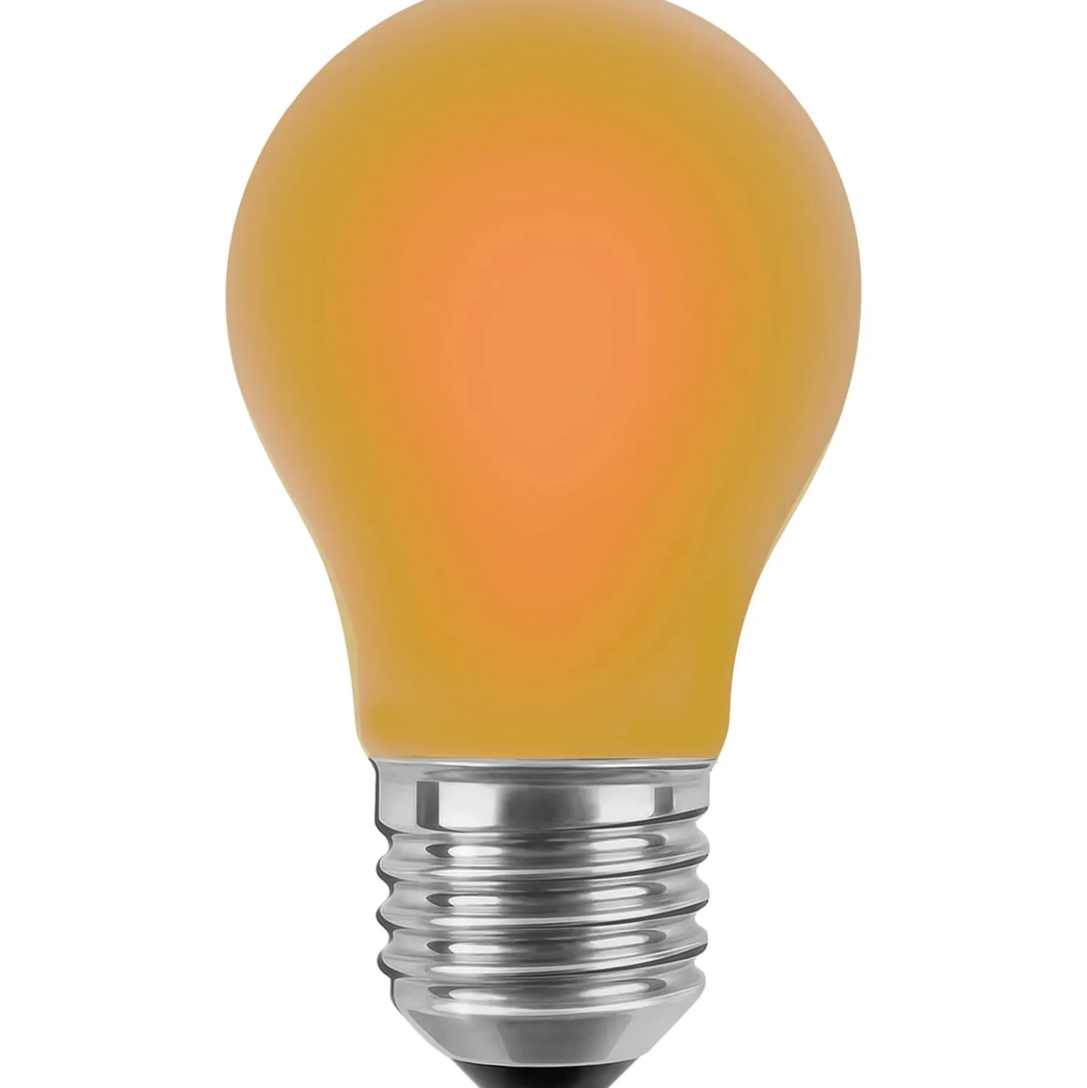 LED-lamppu, oranssi, E27, 2 W, himmennettävissä