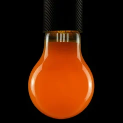 LED-lamppu, oranssi, E27, 2 W, himmennettävissä