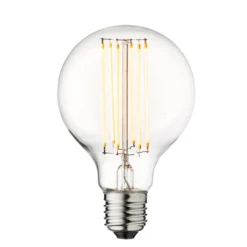 LED-lamppu, pallomainen, E27, halkaisija 8 cm, 3,6 W, 2 200 K, himmennettävä
