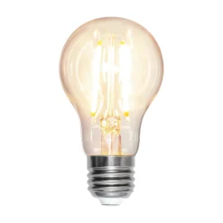 LED-lamppu, pisara, E27, 8 W, 2700 K, hehkulanka, himmeä.