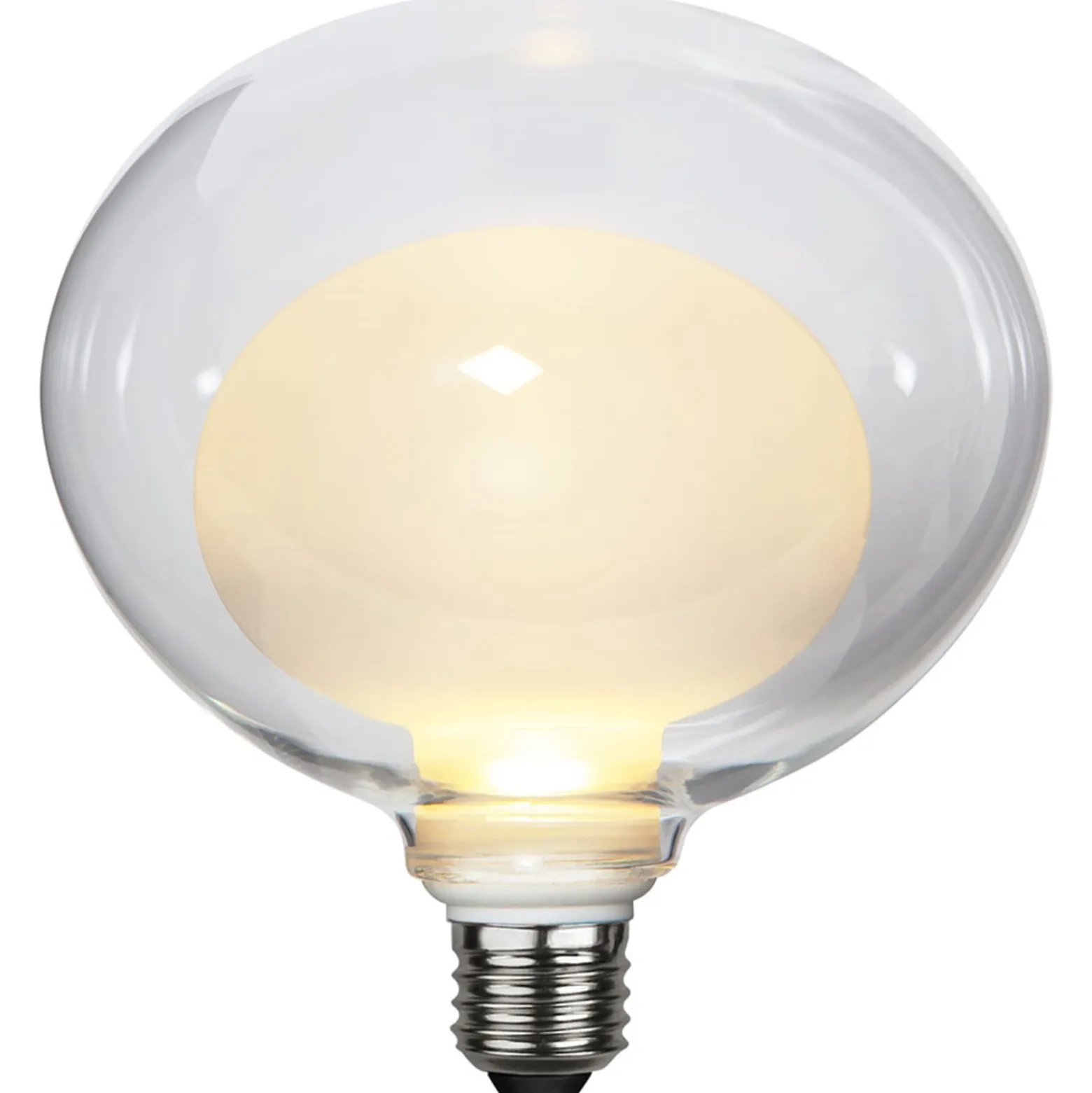 LED-lamppu Space E27 3,5W G150, opaali, 3-step dim