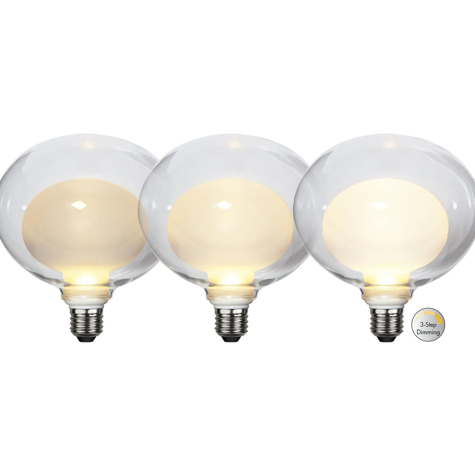 LED-lamppu Space E27 3,5W G150, opaali, 3-step dim