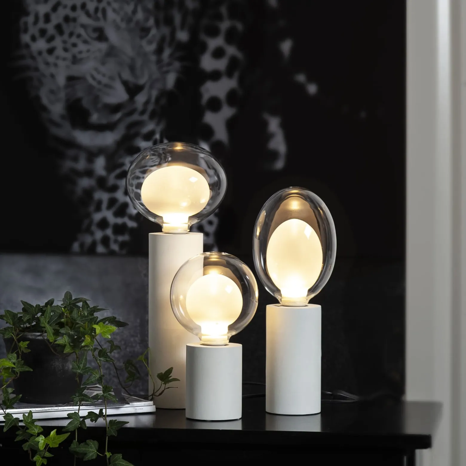 LED-lamppu Space E27 3,5W G150, opaali, 3-step dim