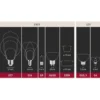 LED-lasilamppu E27 6W G125 Fil 2,700K opaali himmennettävä