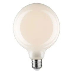 LED-lasilamppu E27 6W G125 Fil 2,700K opaali himmennettävä