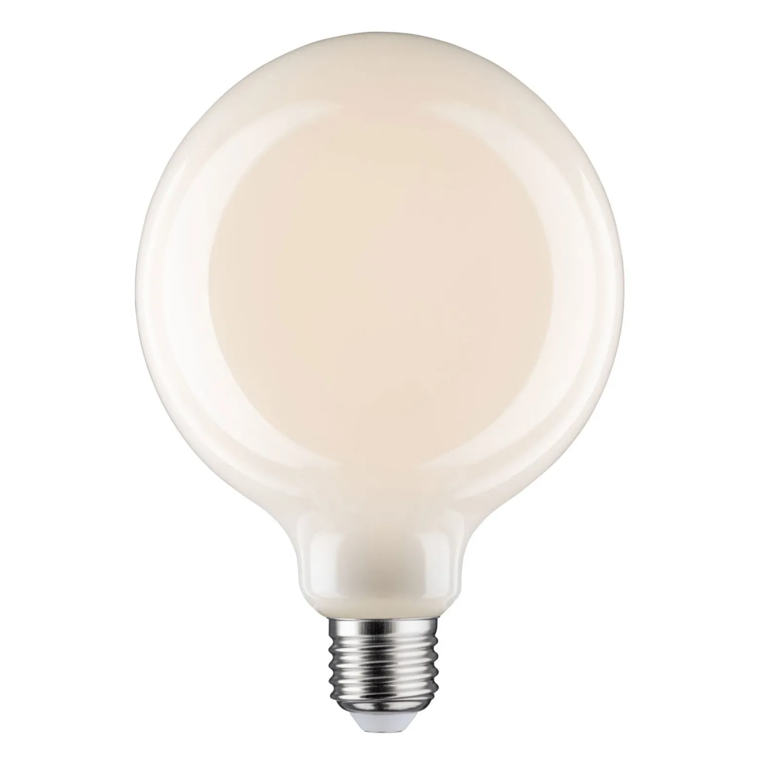 LED-lasilamppu E27 6W G125 Fil 2,700K opaali himmennettävä