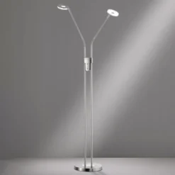 LED-lattiavalaisin Dent, CCT, kaksi valoa, nikkeliä